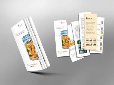snacks brochure design